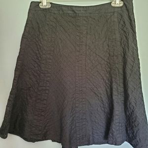 GAP Textured Cotton A-line Skirt